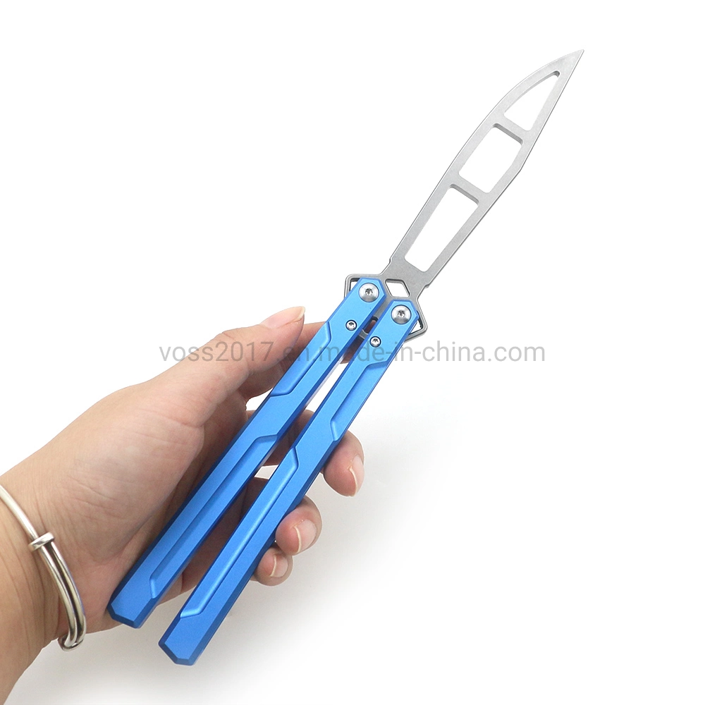 Kershaw Navaja Mariposa 5150 Mango de aluminio integrado de alta calidad cuchillo Balisong práctica CNC