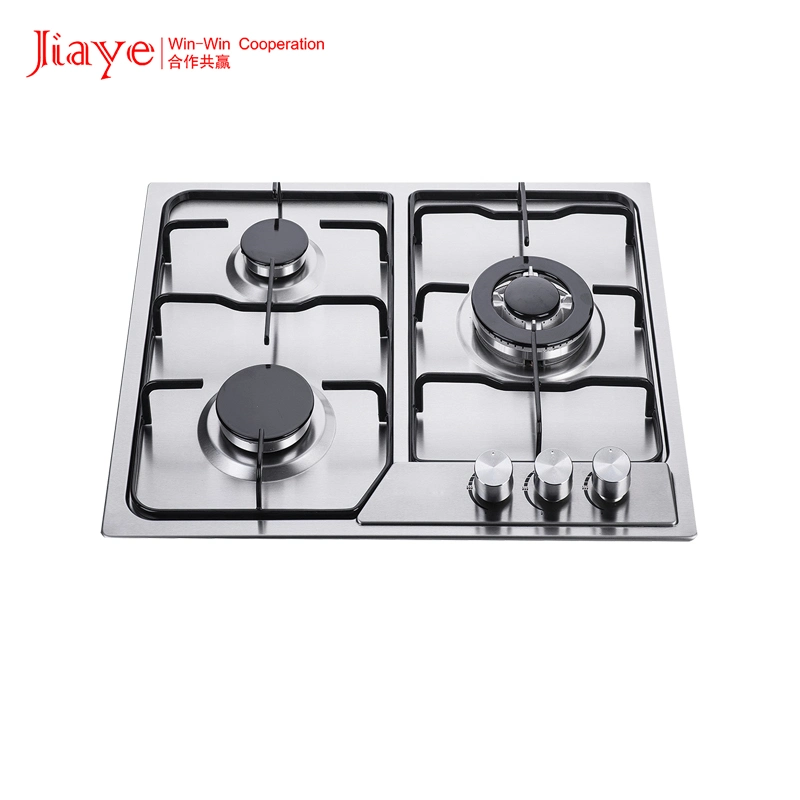 شهادة CE مضمنة في Burner Gas Stetلس Steel Hob 3