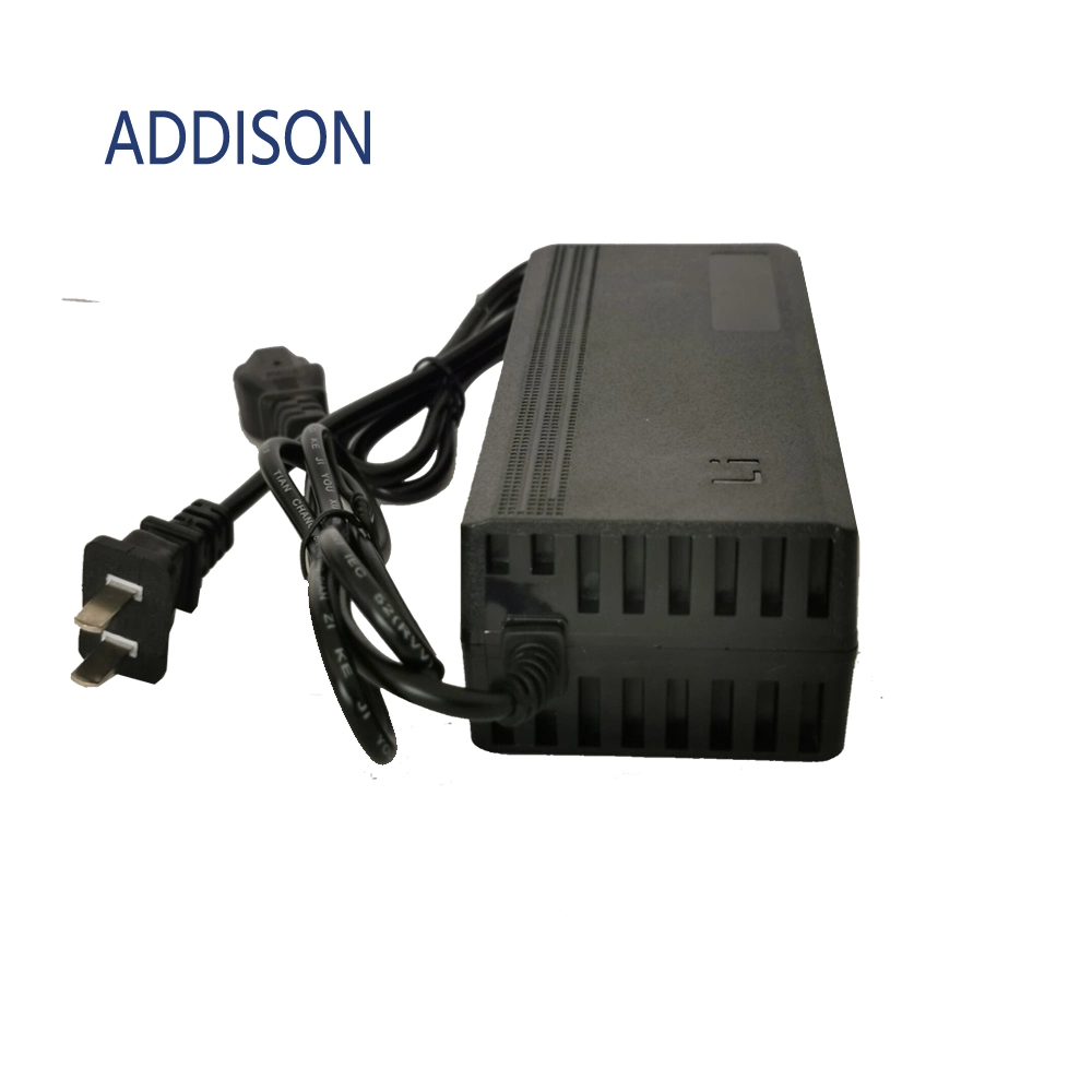 Addison 150W 16s 48V 58.4V 2.5A Plastic LiFePO4 Battery Charger for Electric Ebik Scooter Motor Wheel Chair