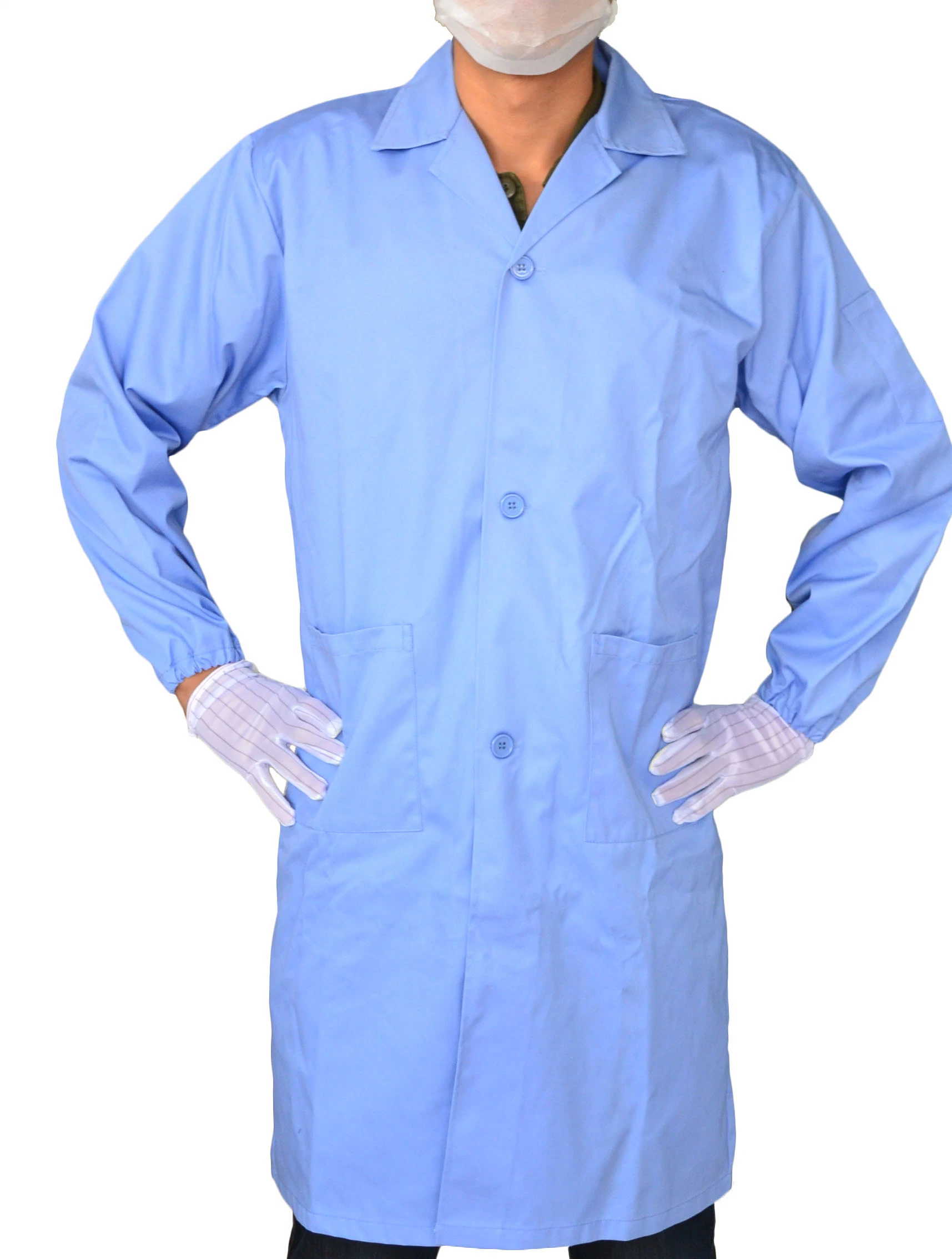 Antistatische/ESD-Overcoat-Overall-Bekleidung für Factory Lab