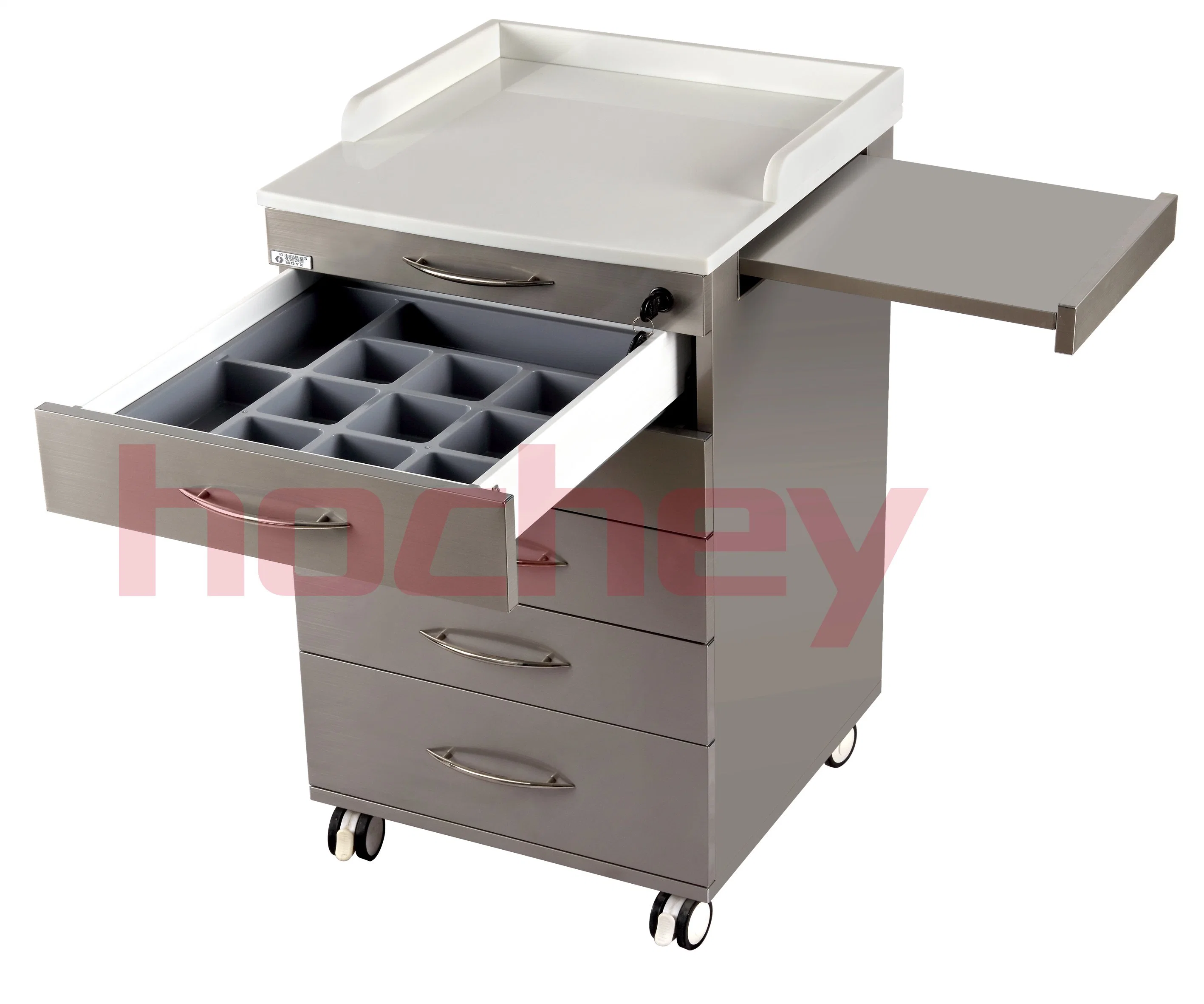 Hochey Medical Best Quality Control Stainless Steel Storage Clinic Mobile Стоматологический кабинет