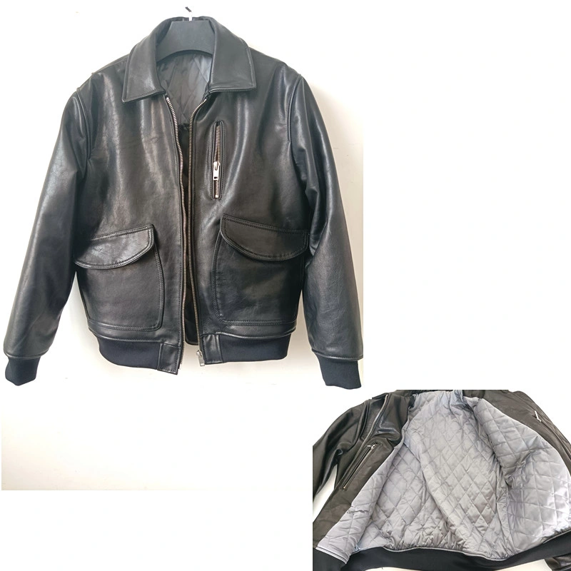 PU Moto Coats Exporter Blazer Bomber Wool Padded Jackets Leather