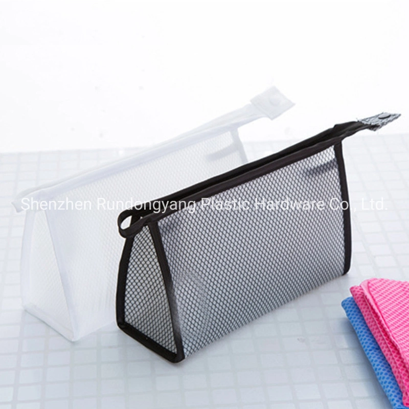 Customized Logo PVC Pouch with Zipper Beauty Case Pencil Case Clear Makeup Pouch Transparent Travel Kit Cosmetic Bag