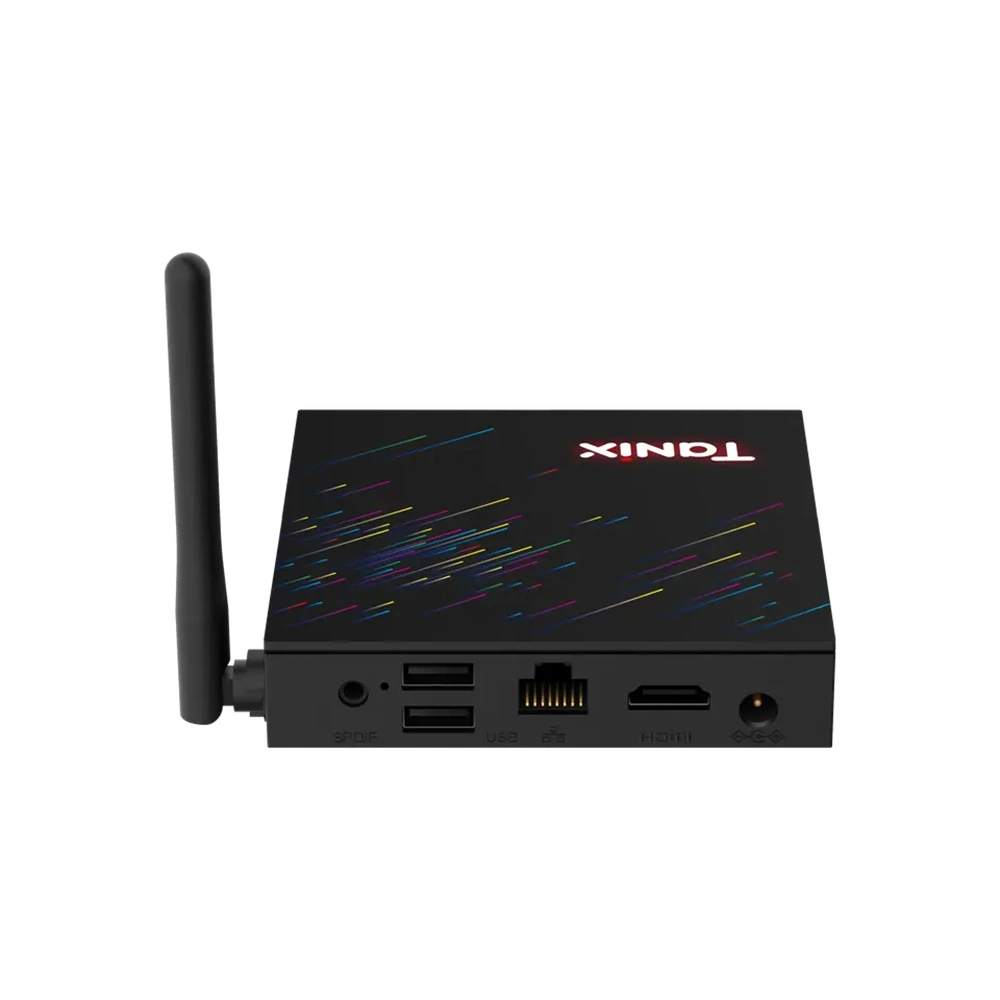 Android 12.0 Tx6 4K HD Smart TV Box 4 جيجابايت 32 جيجابايت مشغل الوسائط WiFi 2.4G 5 جم هرتز Android 12 مضبوط في الأعلى Tanix Tx68