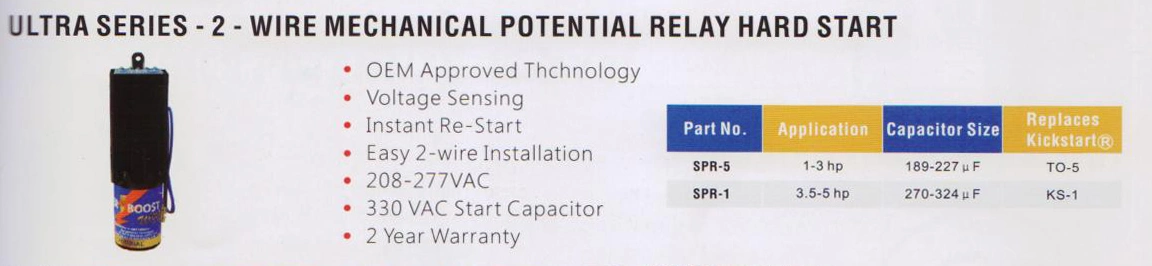 AC Hard Start Capacitor Kit