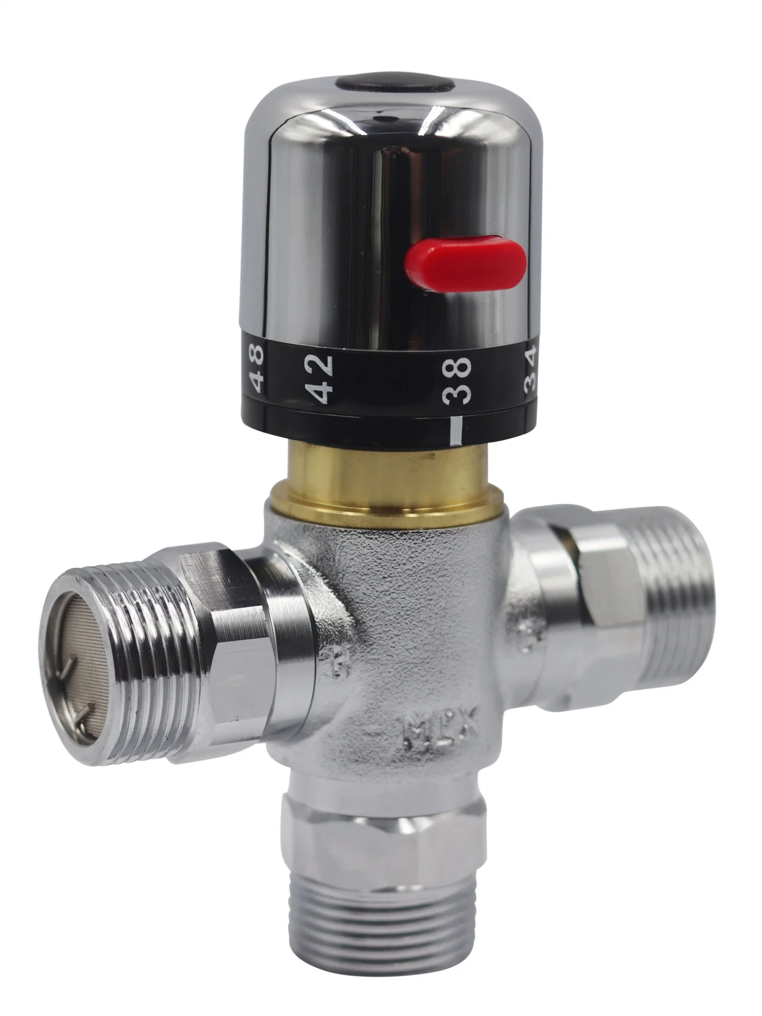 Angle Thermostatic Mixing Valve Radiator for Central Heater