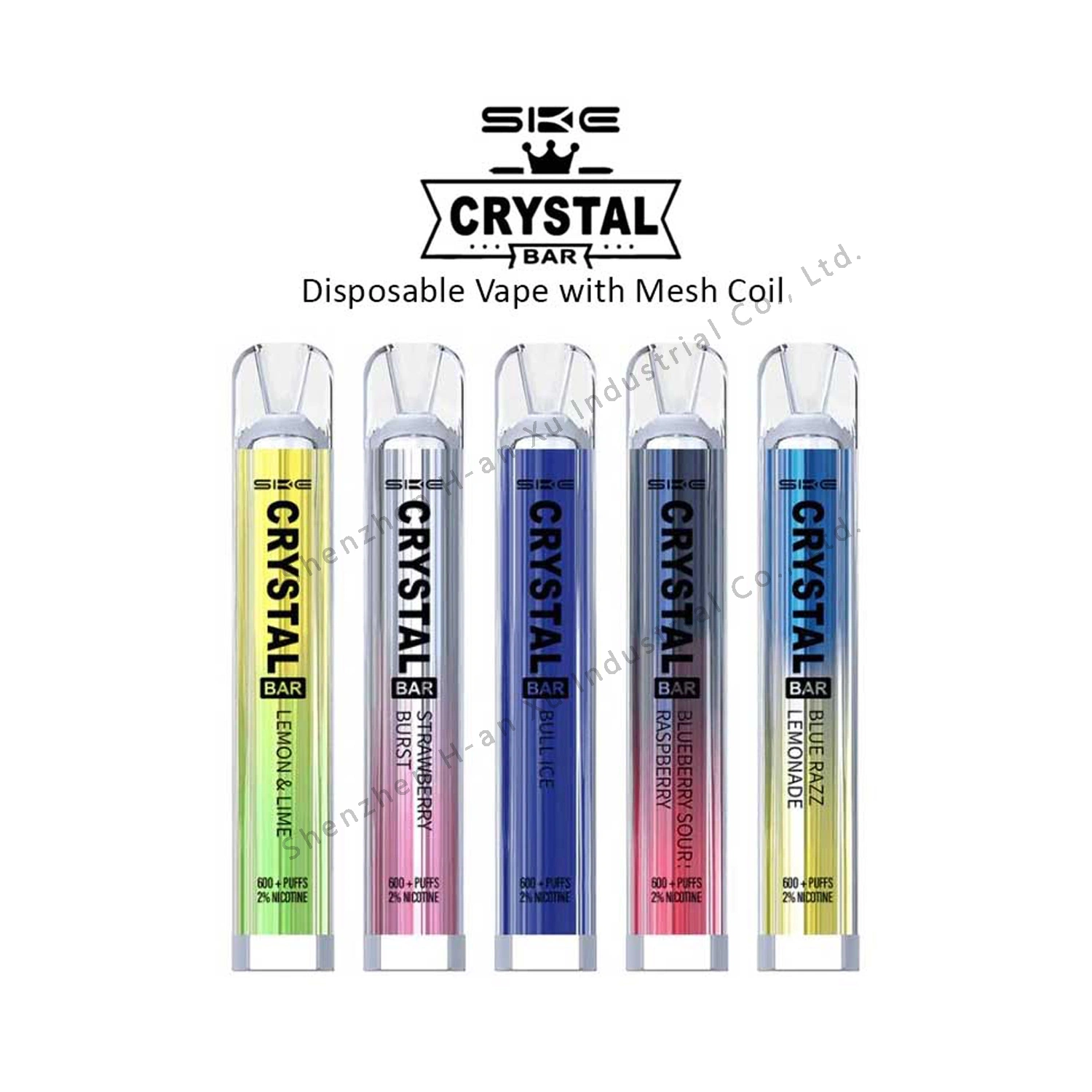 Crystal Bar 600/4000puffs Tpd E-Cigarette Disposable Mini Vape Bar PRO Max