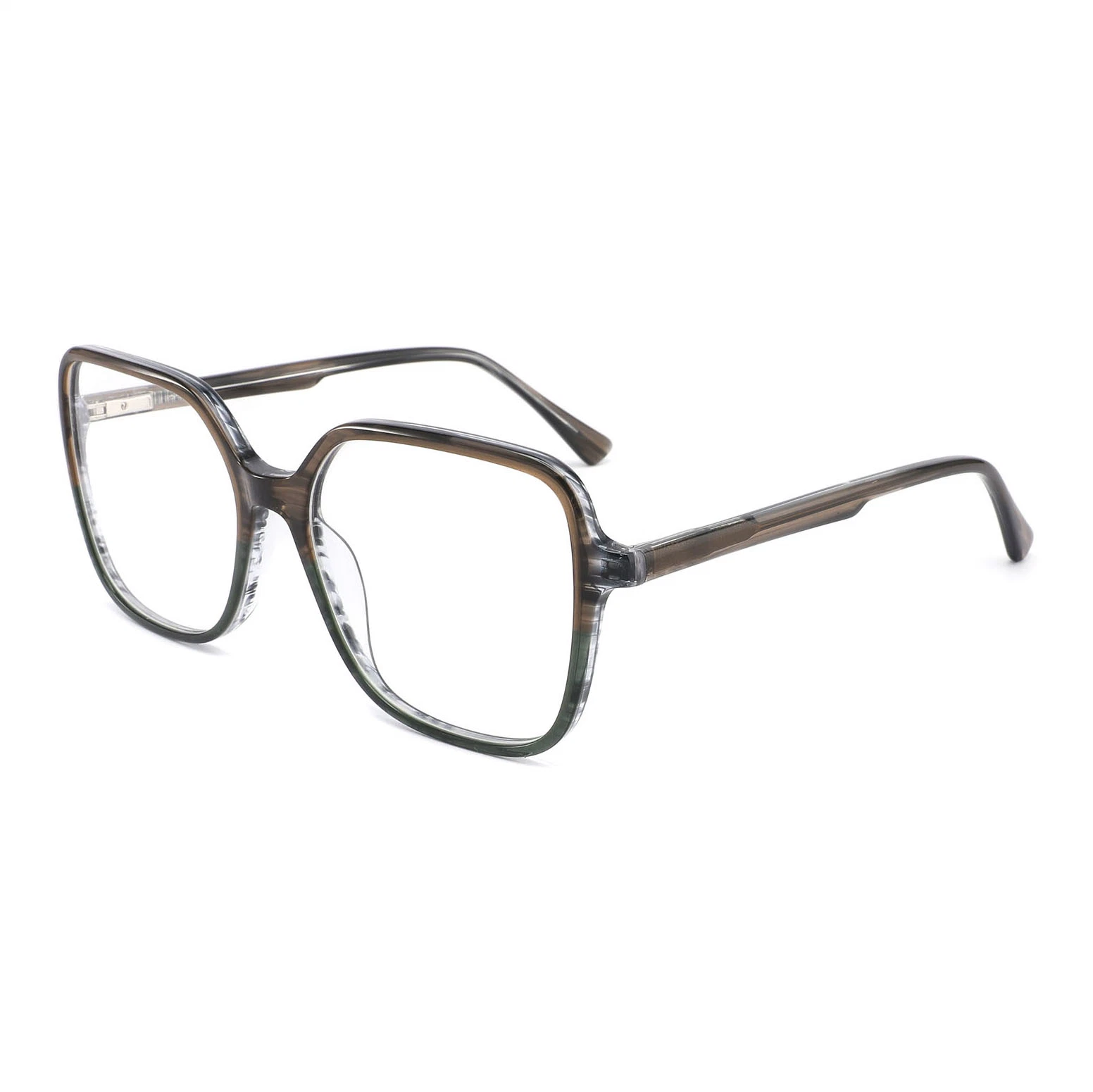 Oversized Square Spectacle for Adult All-Match Colorful Acetate Vision Glasses Optical Frames