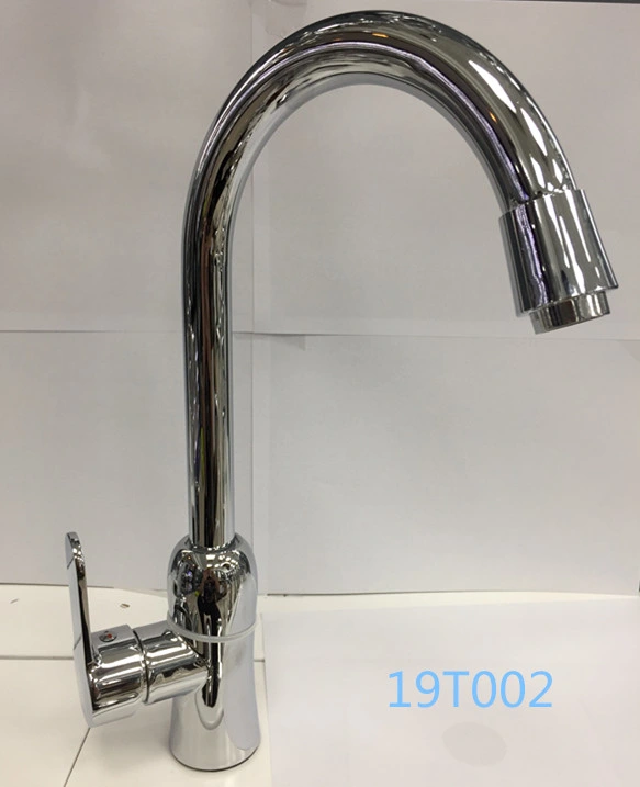 New Design Polished Zinc Body Water Faucet Kitchen Mixer Stand Tap Faucet