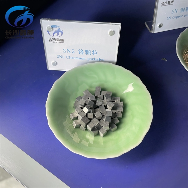 Evaporation Materials Chromium Pellets 99.95% Metal Chromium Cube for Research