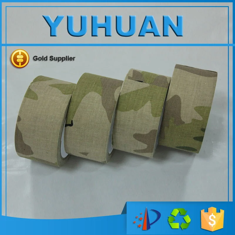 Waterproof Army Green Camouflage Fabric Tape
