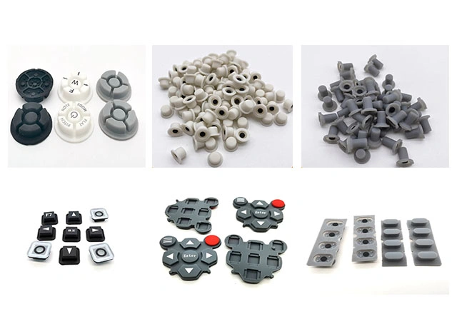 Custom Various Types EPDM Silicone Rubber Buttons Keyboard Swith Buttons