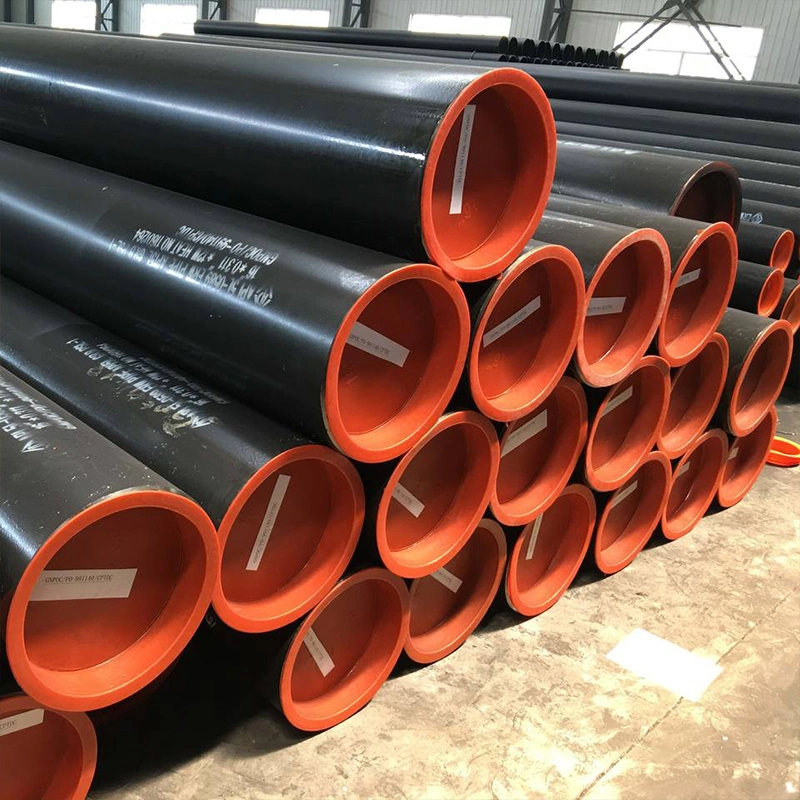 ASTM A106 API5l A53 Seamless Steel Pipe Steel Casing Tube Hot Rolled Precision Casing Galvanized Black Oil Thick Wall Steel Pipe