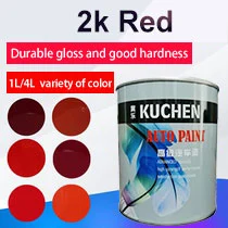 OEM Soonest Delivery Auto Paint High Chroma Good Coverage Car Paint HS 2K Topcoat Orange Red 218