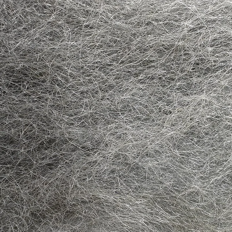 Acero inoxidable Metal Polish Wool para hacer más silencioso el escape