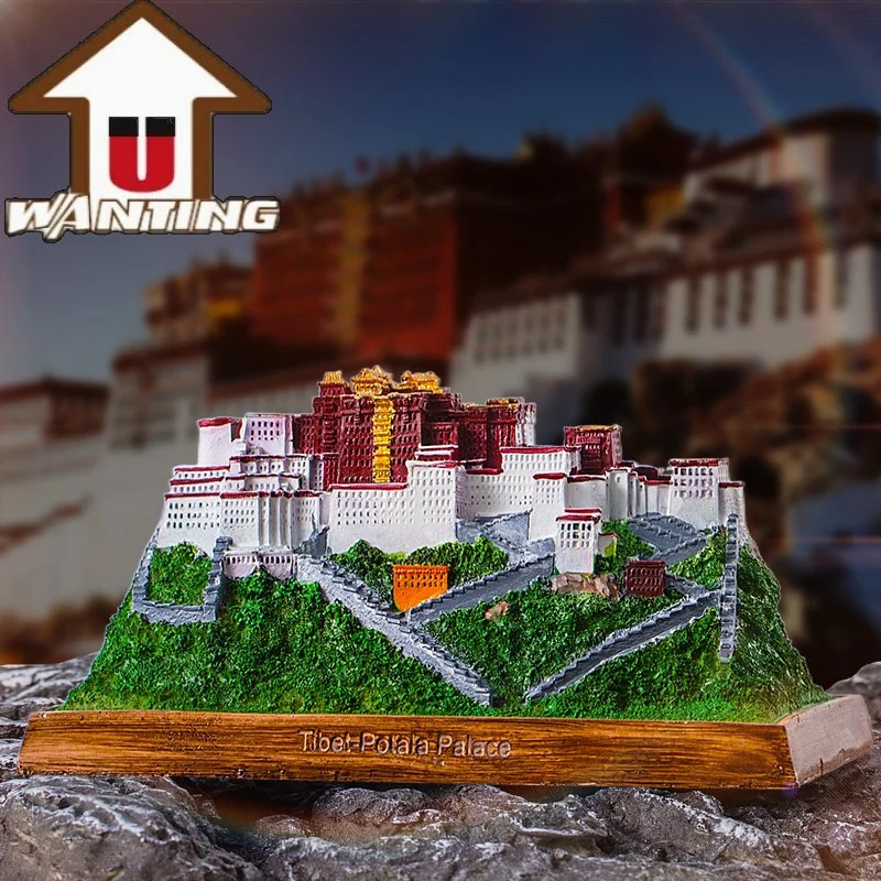 China The Potala Palace Resin Craft Home Decoration Office Ornament Promotional Gift