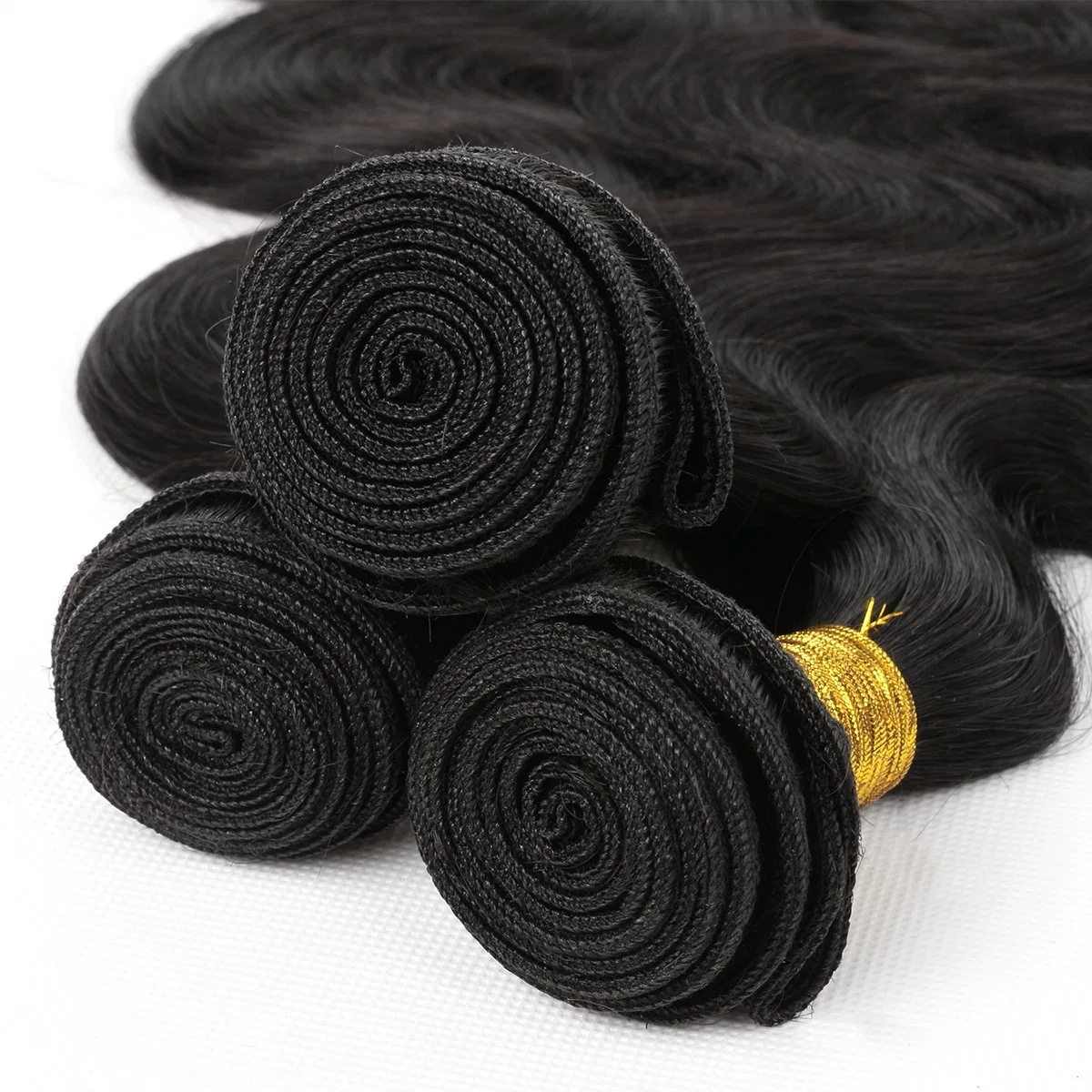 Virgin Body Wave Indian Temple Hair Weft