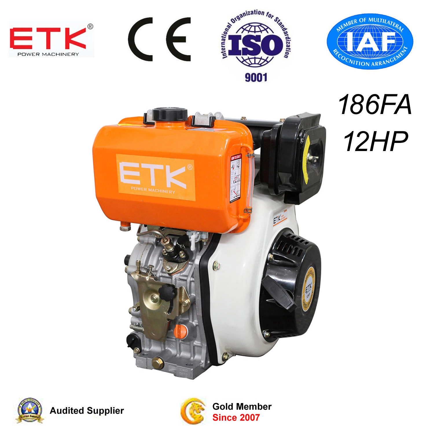 CE Approved Air-Cooled Diesel Engine