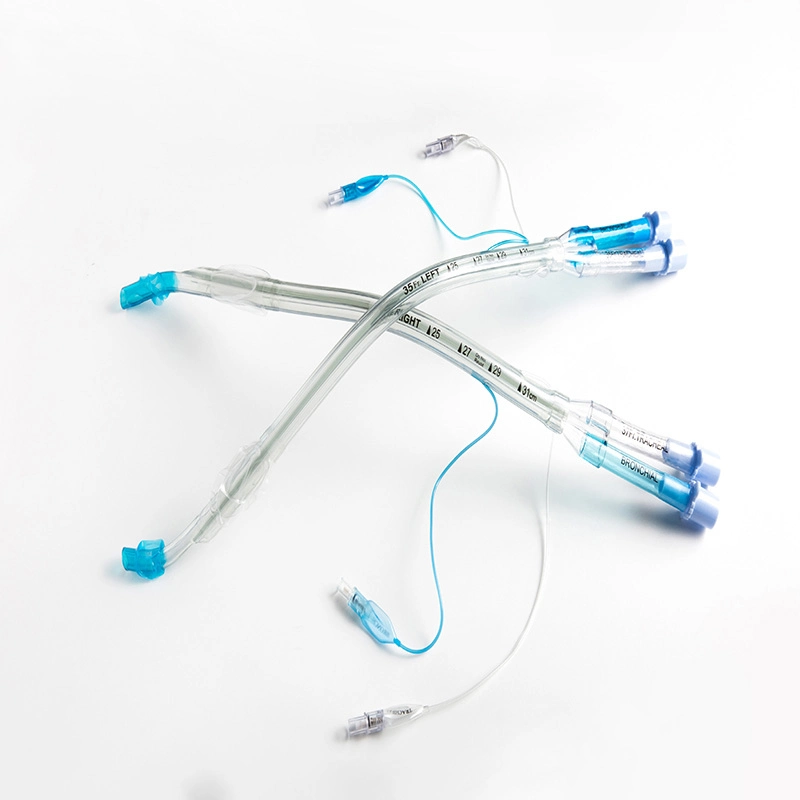 Medical Supplies Disposable PVC Double Lumen Endobronchial Tube with ISO 13485