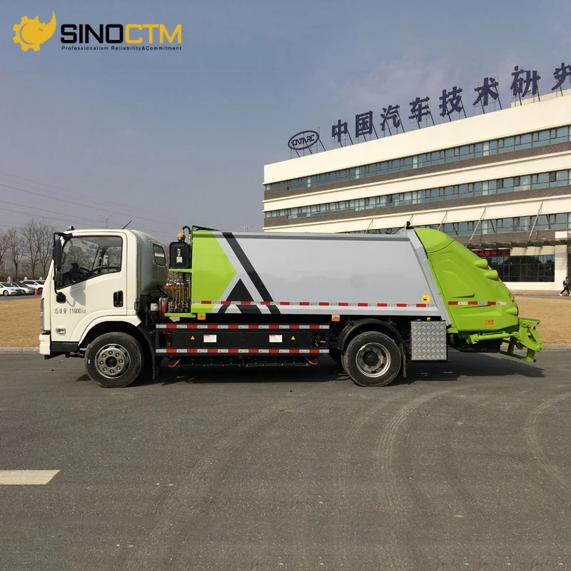 New Energy Vehicle Rhd 8 Cubic 8m3 8cbm 8ton Electric Compressed Garbage Truck