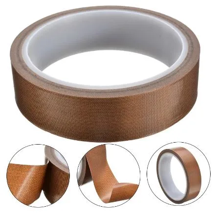 Non-Stick Temperature Resistant Industrial PTFE Coated Fiberglass Self Adhesive Tape