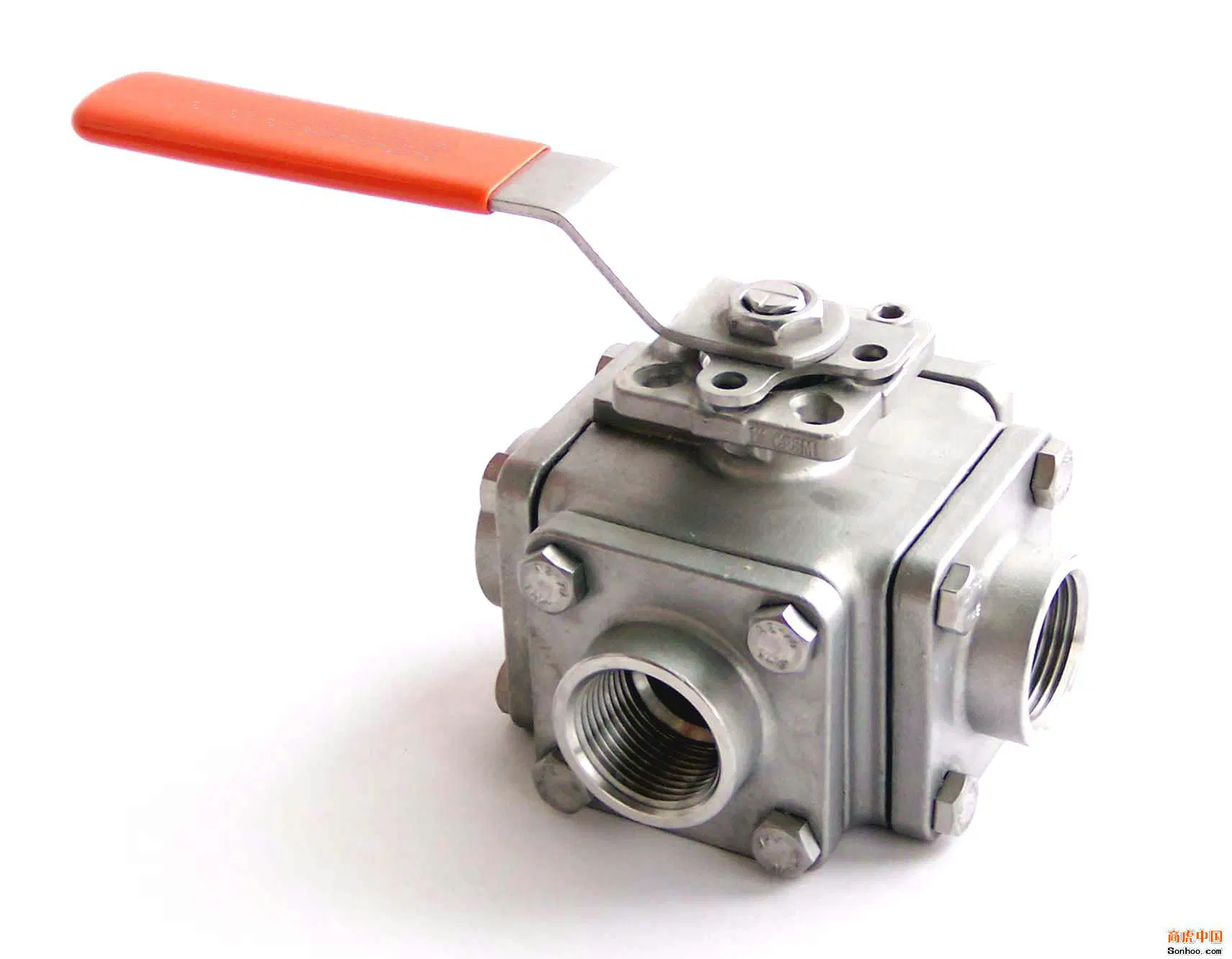 1000psi 4 Way Threaded Ball Valve