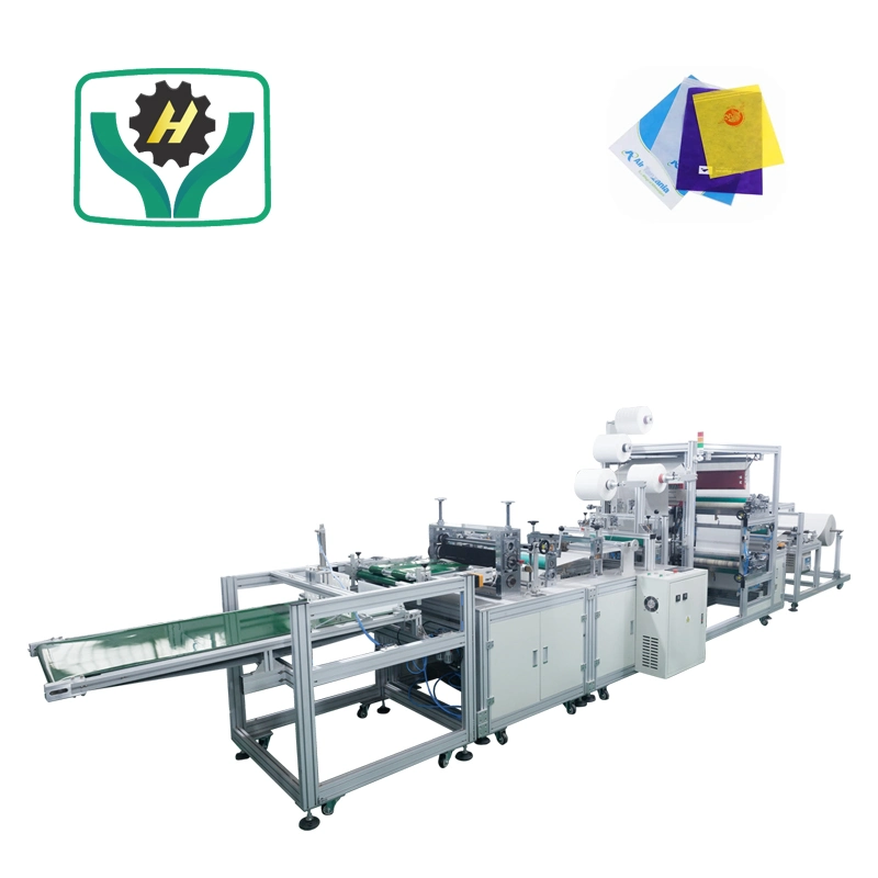 Automatic Logo Printing Non Woven Airline Headrest Cover Making Machine