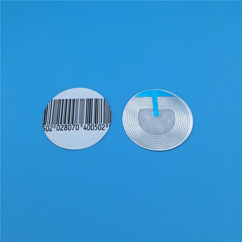 Wise 3 Chips am 58kHz Security Soft Dr Label Tag Sicherheits-EAS Anti Theft Label 50mm EAS RF Alarm Sticker Aufkleber Mit Diebstahlsicherung Selbstklebende Barcode Soft Lab