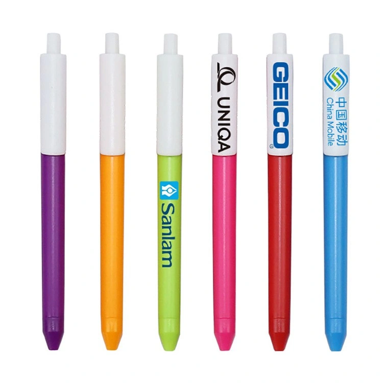 Advertising Pen Custom Logo Printing Press Ballpoint Pen