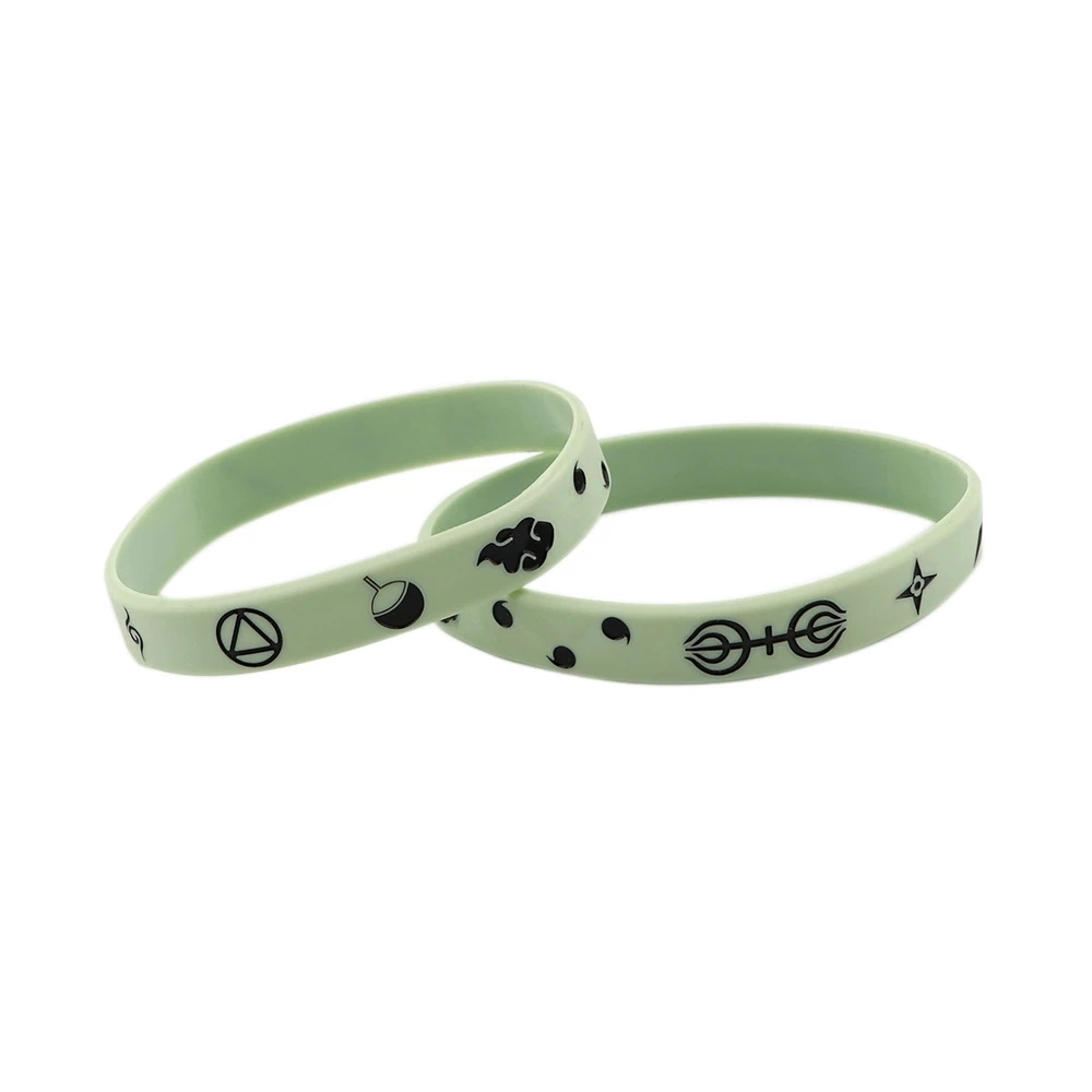 Hot Sale Fashion Design Naruto Anime Cartoon High quality/High cost performance  Personalized Custom Rubber Wristband