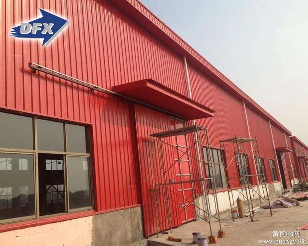 Large Span Steel Frame Structure Construction Metal Building Prefab Steel Logistics Warehouse Storage Shelter