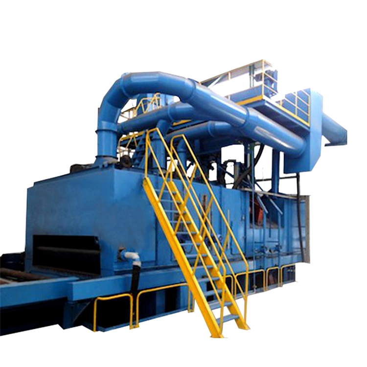 Roller Conveyor Tunnel Type Shot Blasting Machine for Steel and Aluminum Wheel