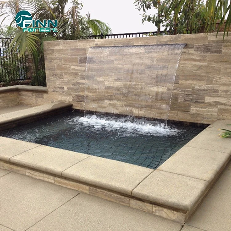 Stainless Steel Indoor or Outdoor SPA Pool Wall Fountain