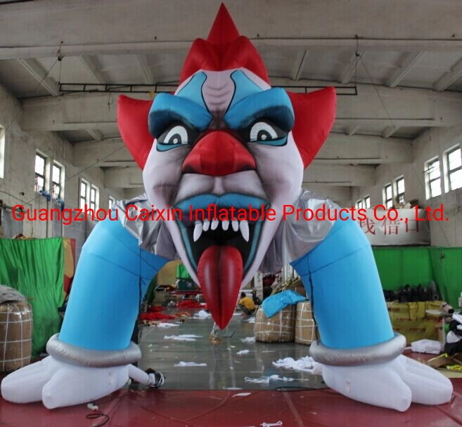 Customized Halloween Decor Inflatable Giant Scary Zombie Model Blooding Horrible Inflatable Zombie Model