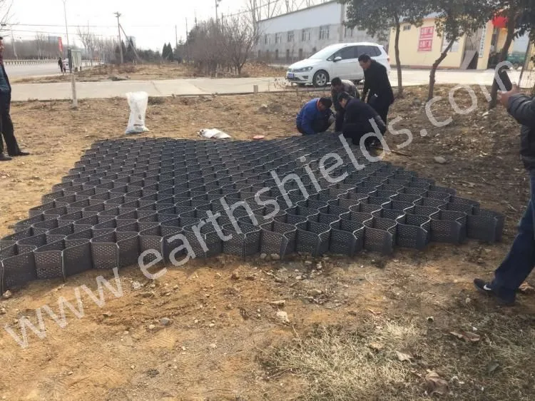 PP and Pet Plastic Geogrid for Road Basement Reinforcement