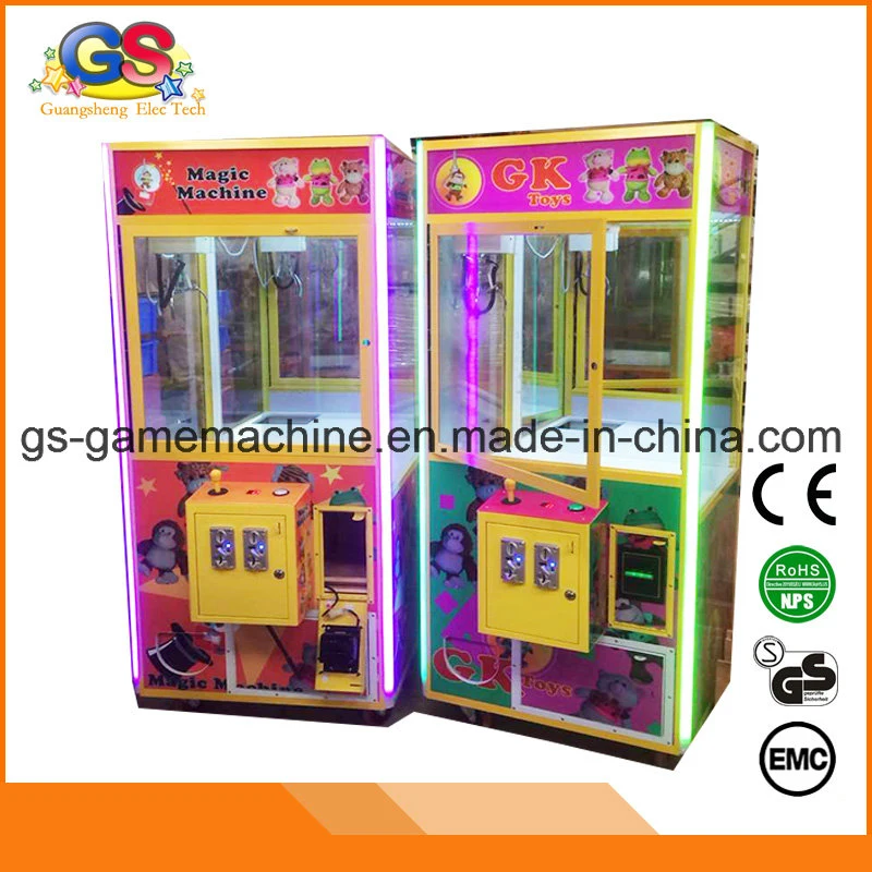 Coin Operated Arcade DIY Toy Wooden Crane Amusement Machine Game Machine