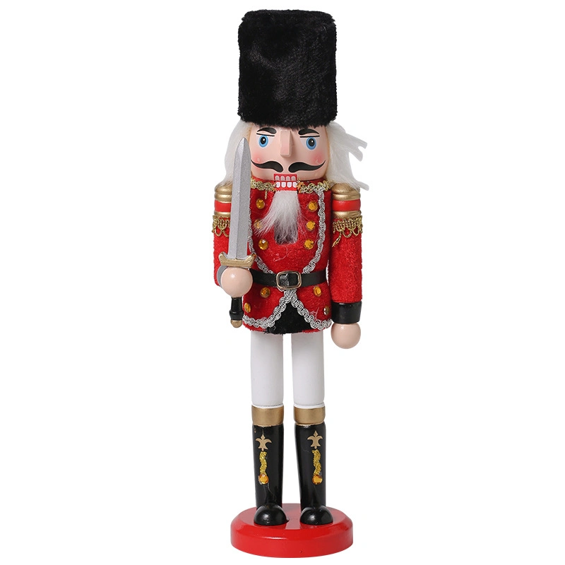 Fábrica de Nuevo Soldado de Madera Nutcracker personalizado para decoraciones de Navidad