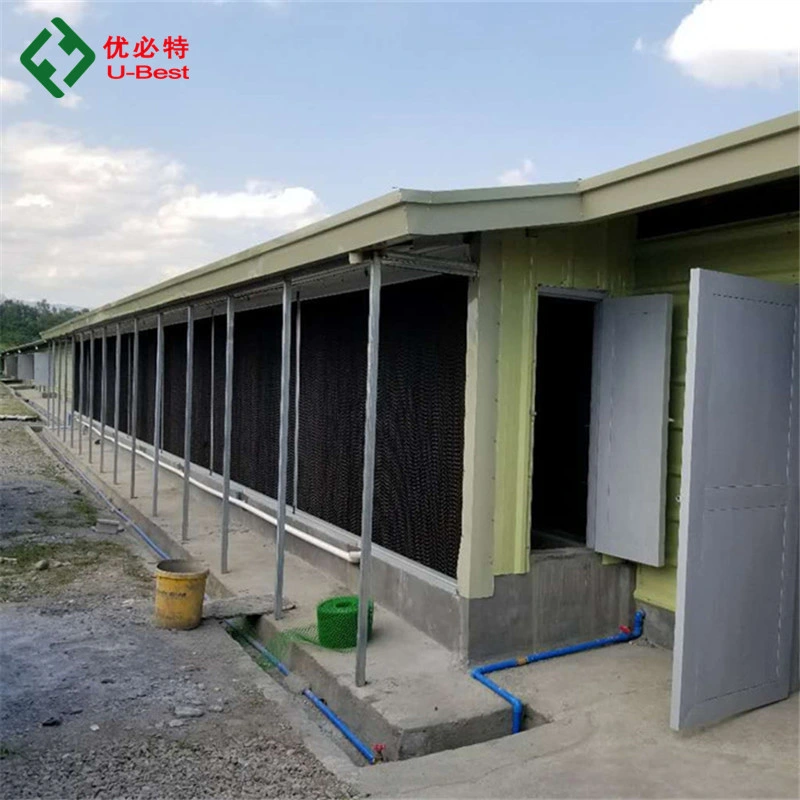 Cooling Pad Evaporative System with Aluminum Alloy Frame for Poultry