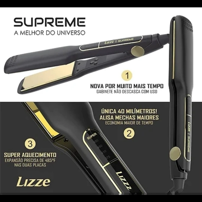 Curling and Hair Straightener Flat Iron 250c Lizze Original for Export