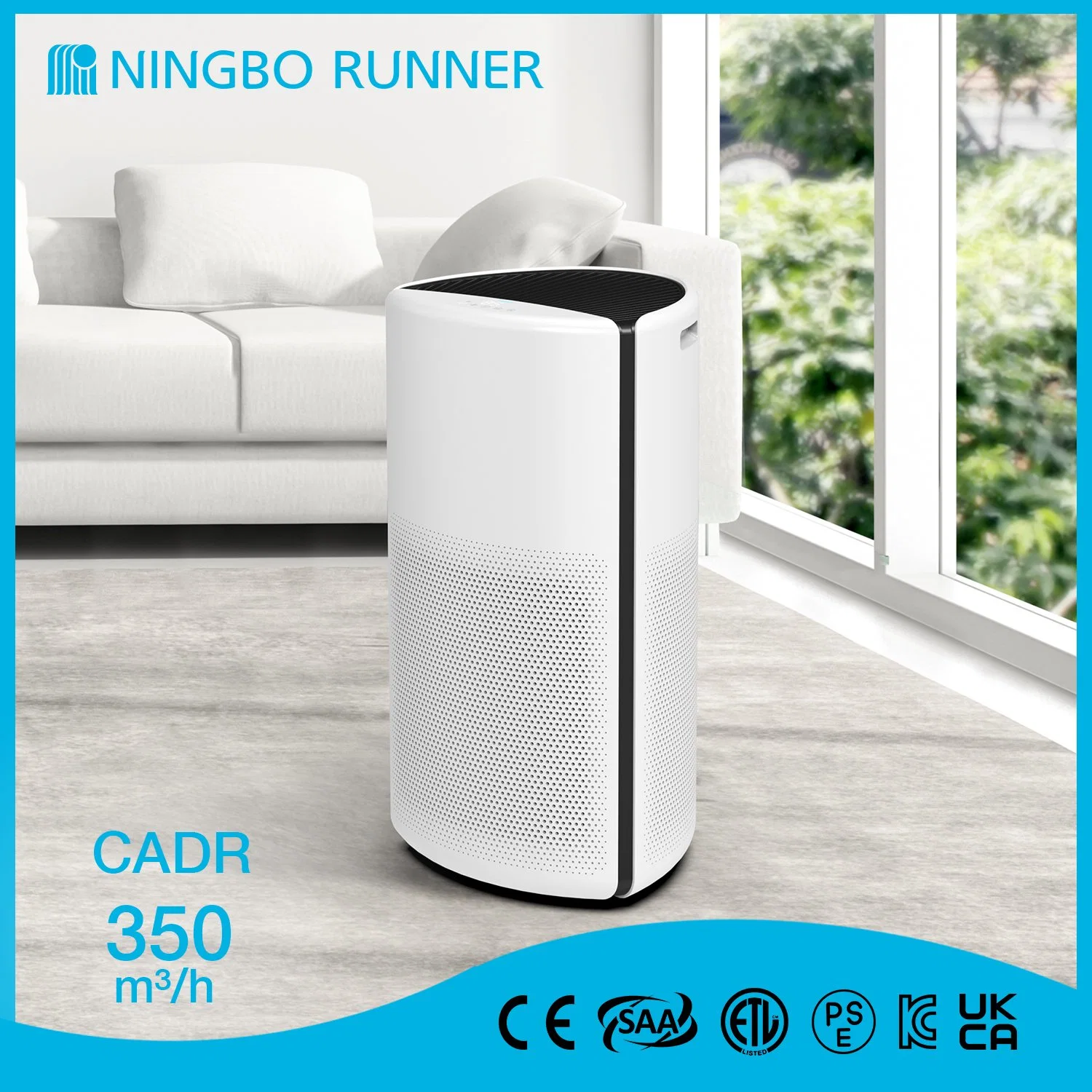 OEM Home Negative Ion Air Purifier with Plasma Wave