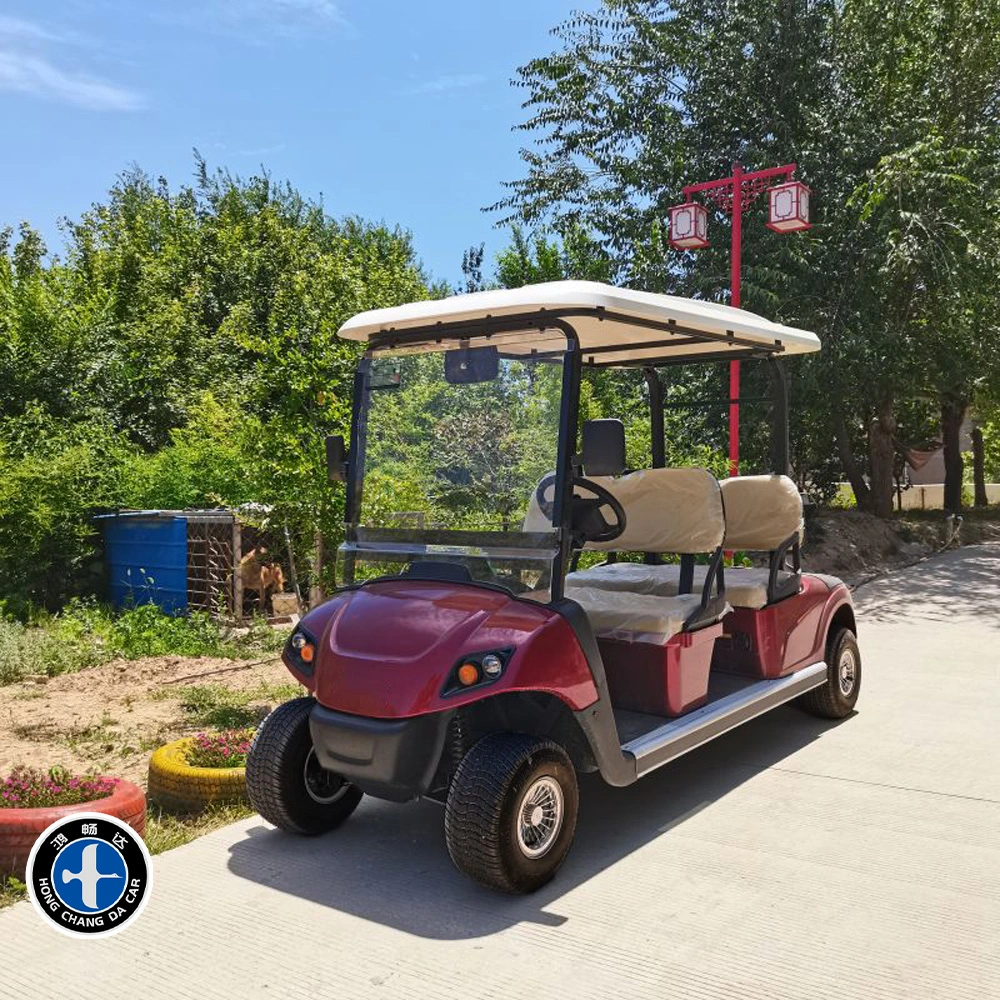 Circuit de golf 4 places 48 V en véhicule tout-terrain AC Motor Electric Vente à chaud de batteries au lithium et de voitures