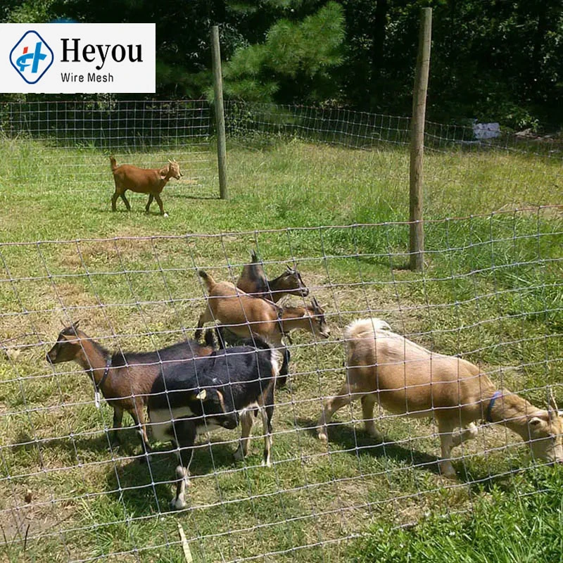 1.8m High 100m Long Farm Livestocks Fence 2.4m Height Field Fence Sheep Wire Cattle Fencing Panel for Guard Cow Horse Deer Fencing Roll