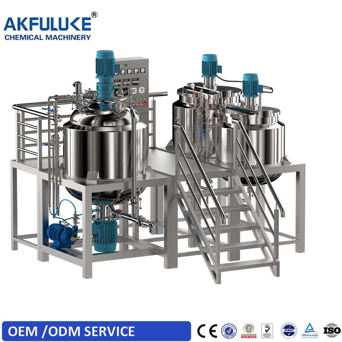 Paste Cream Liquid Soap Vacuum Homogeneous Emulsifier Mixing Chemical Making Machine Chemicals Making Production Equipment Small Liquid Soap Making Machine F83