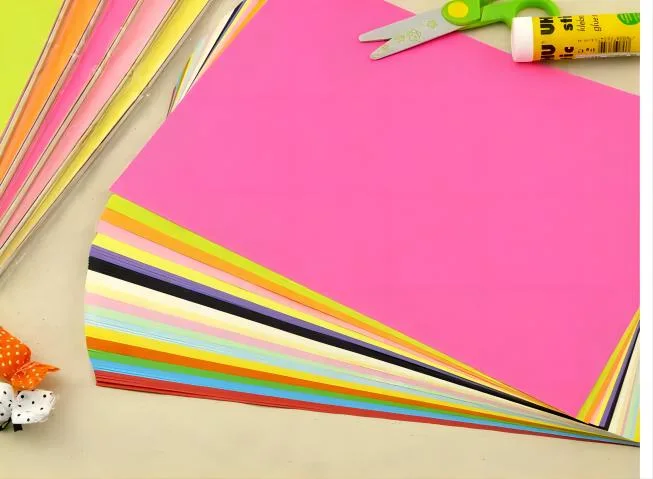 Hot Colored Paper Craft Construction Paper for Art Made in Original Factory