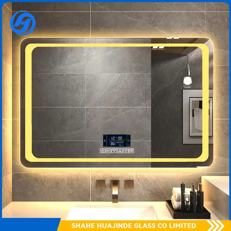 Decor Bathroom Wall Mounted Circle LED Backlit Mirror for Hotel