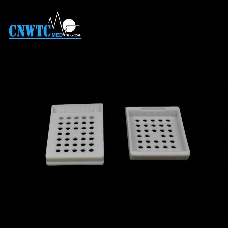 Laboratory Disposables Round Holes Plastic Tissue Embedding Cassette Box