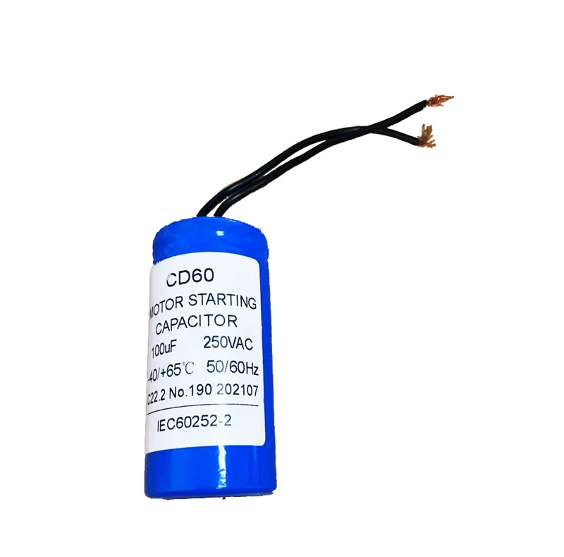 Electrolytic Capacitor Air Conditioning CD60 Starter Capacitor Good Fan Capacitor