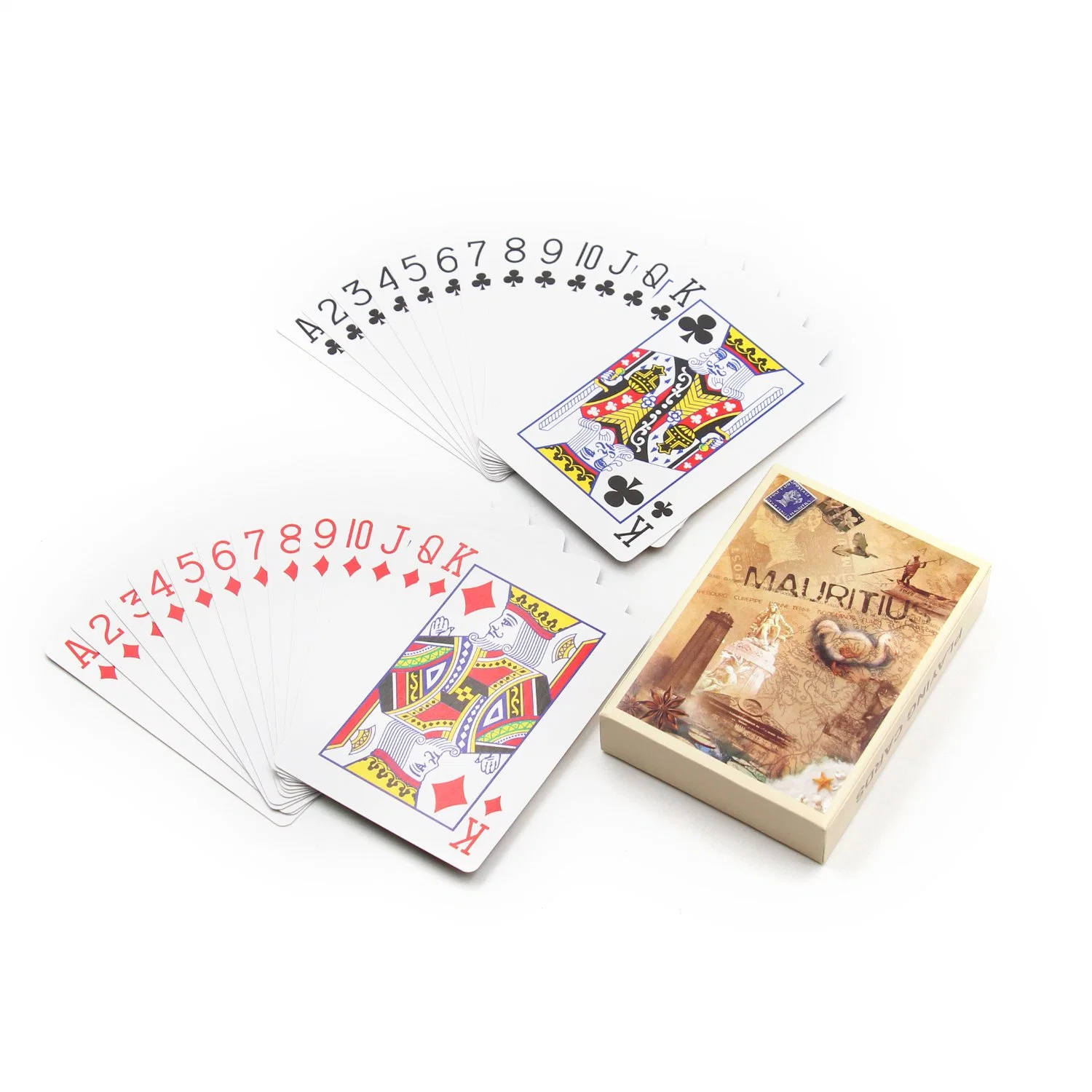 Juego de cartas personalizadas de alta calidad al por mayor en masa