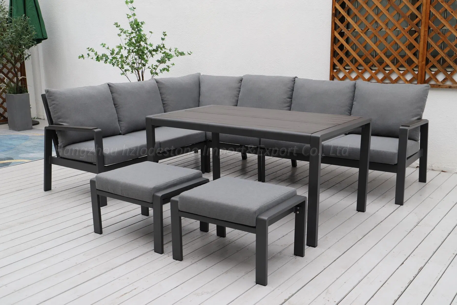 Factory Price Wholesale/Supplier Price Modern Outdoor Garden Home Furniture Aluminum Patio Sofa Set Garden Furniture