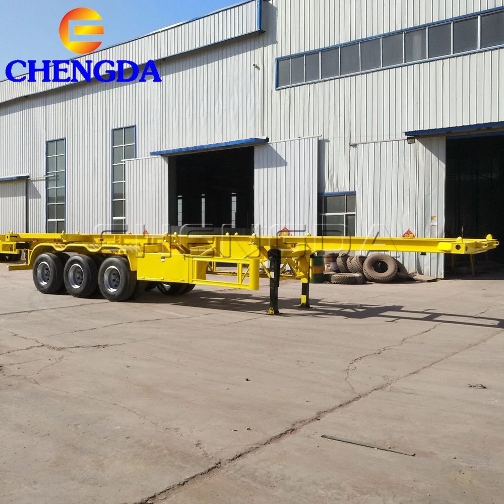 40FT Flatbed 20FT Container Trailers Chassis Semi Trailer